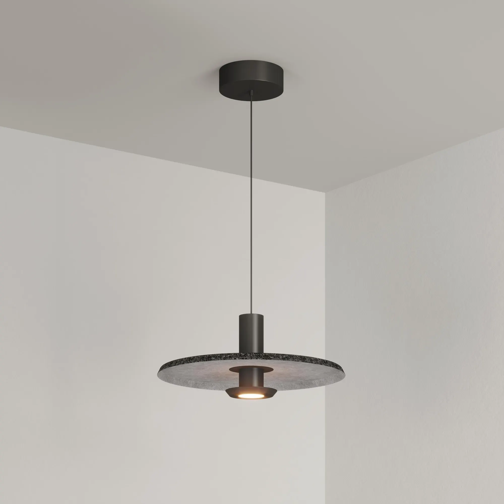 Потолочный светильник Arlight SP-KOTARO-R350-12W Warm2700 BK-GR 36 deg / 057222