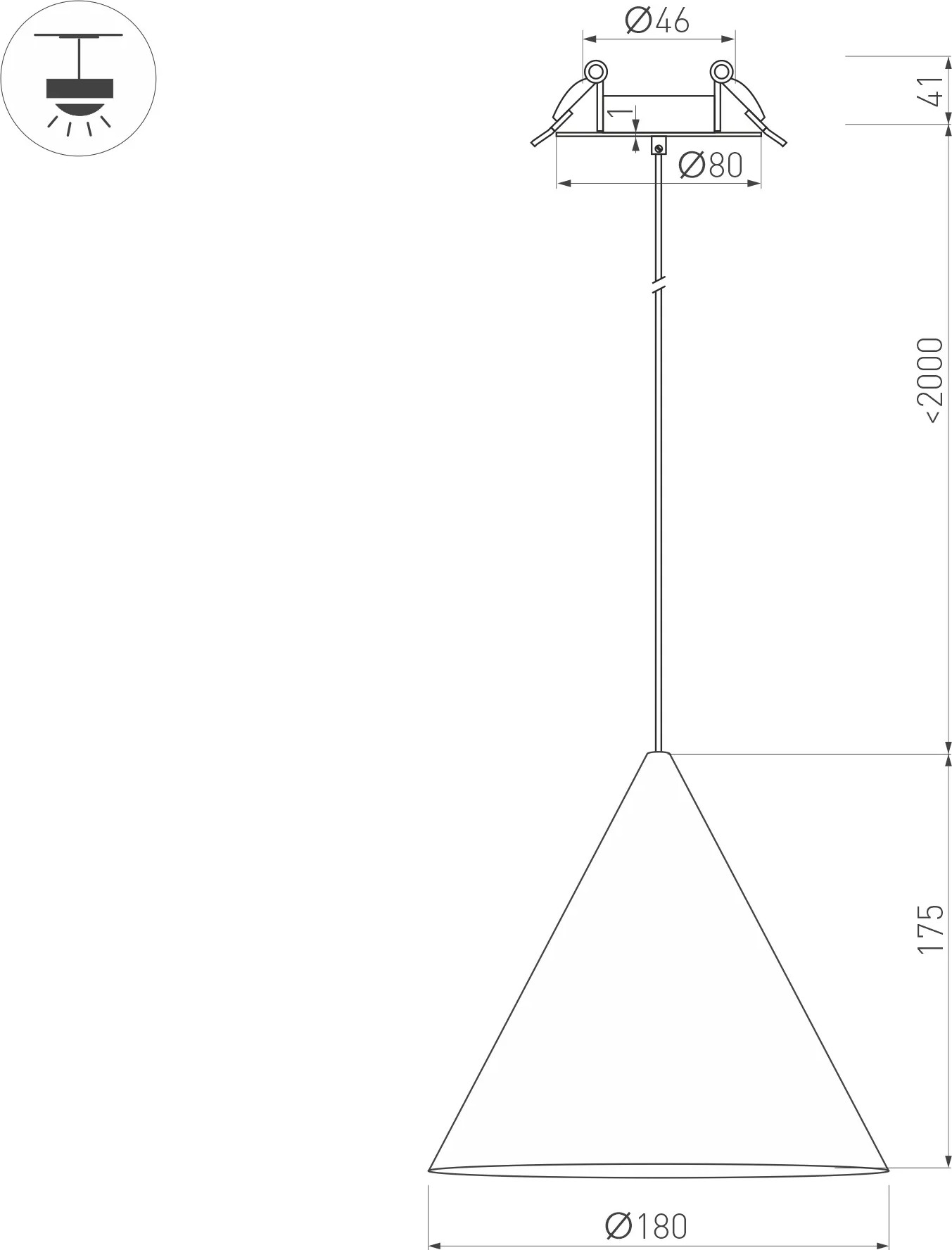 Потолочный светильник Arlight SP-MAKOTO-R180-10W Warm3000 BK 36 deg / 057204 — фото 3