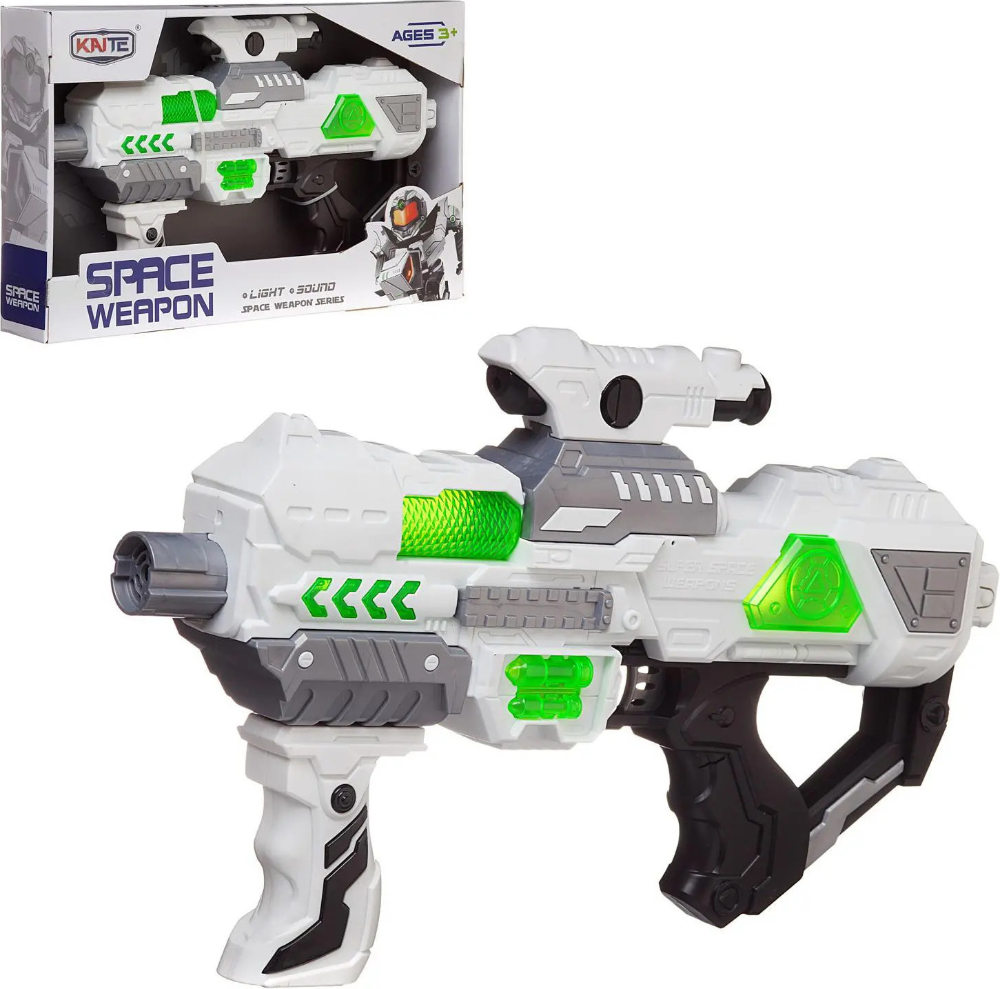 Бластер игрушечный Junfa Toys Space Weapon / DQ-03430 — фото 4