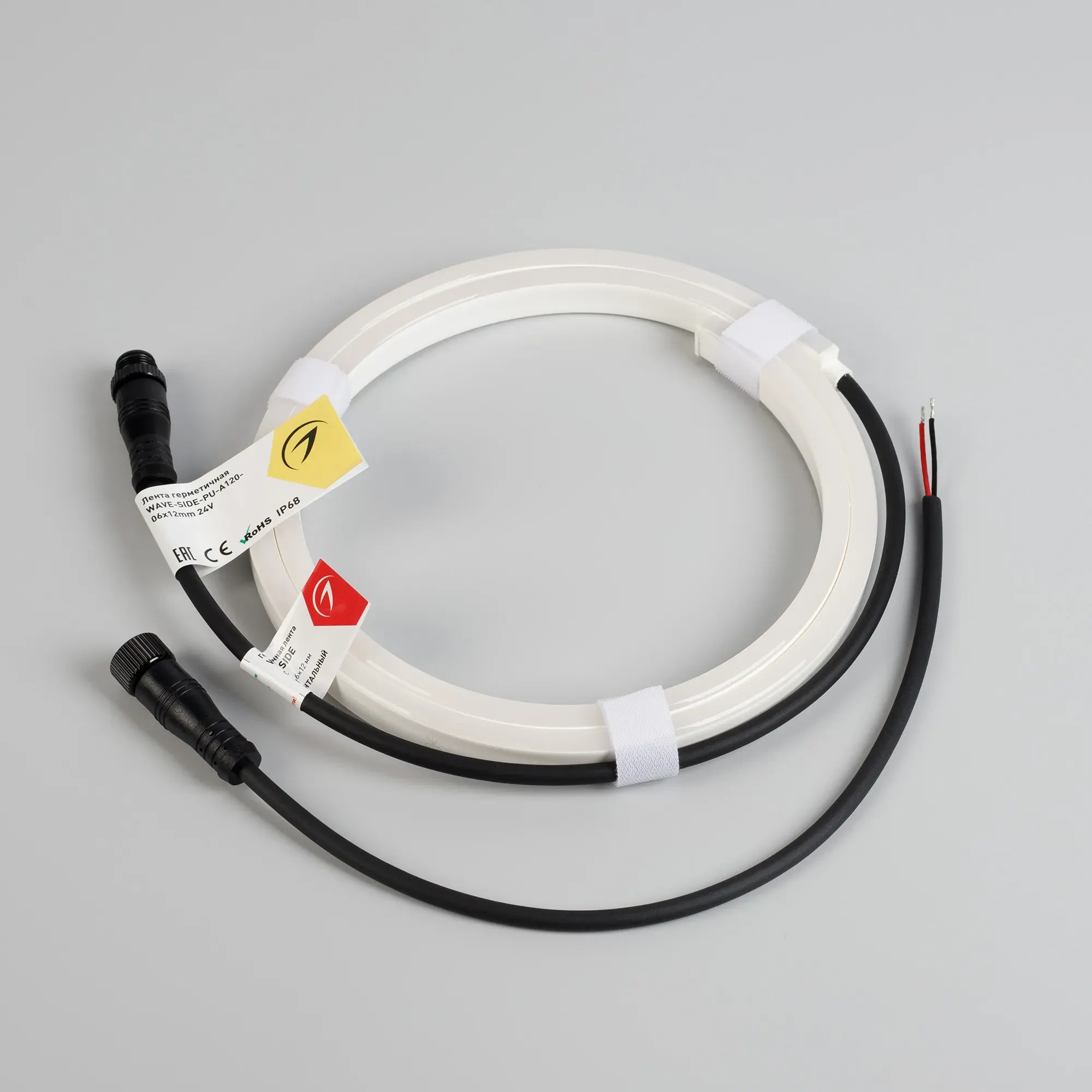 Гибкий неон Arlight WAVE-SIDE-PU-A120-06x12mm 24V Warm2700 / 052592 — фото 3