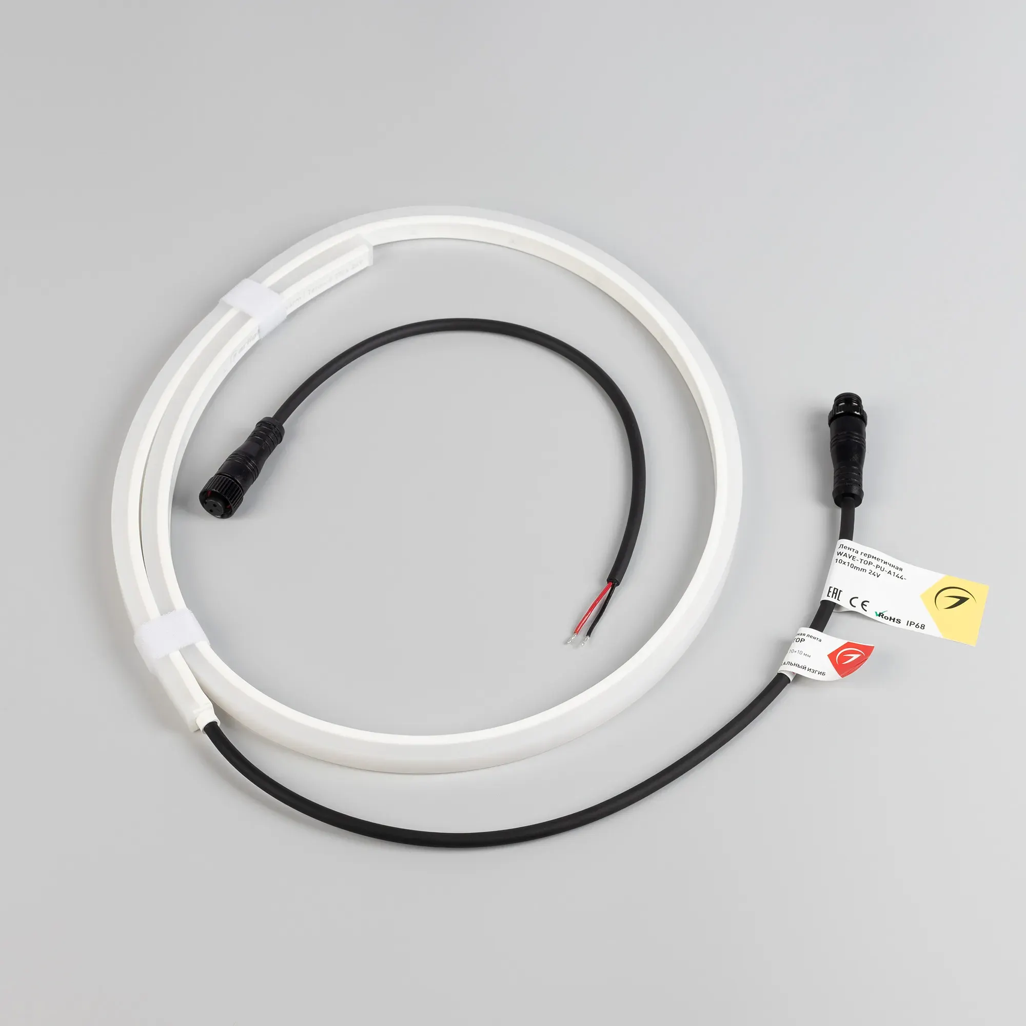 Гибкий неон Arlight WAVE-TOP-PU-A144-10x10mm 24V White5700 / 052596 — фото 3