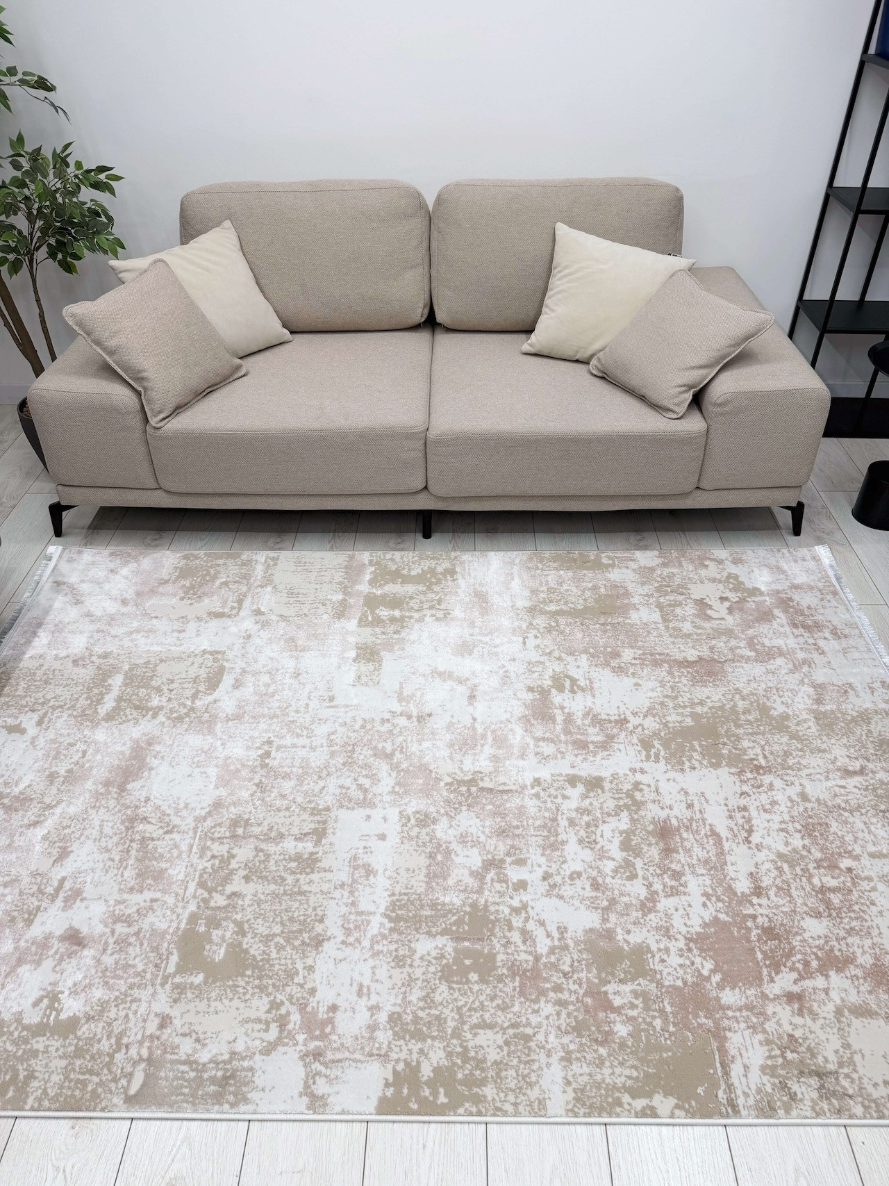 Ковер Radjab Carpet Лайла Прямоугольник TZ16F (2x2.9, Light Beige) — фото 6
