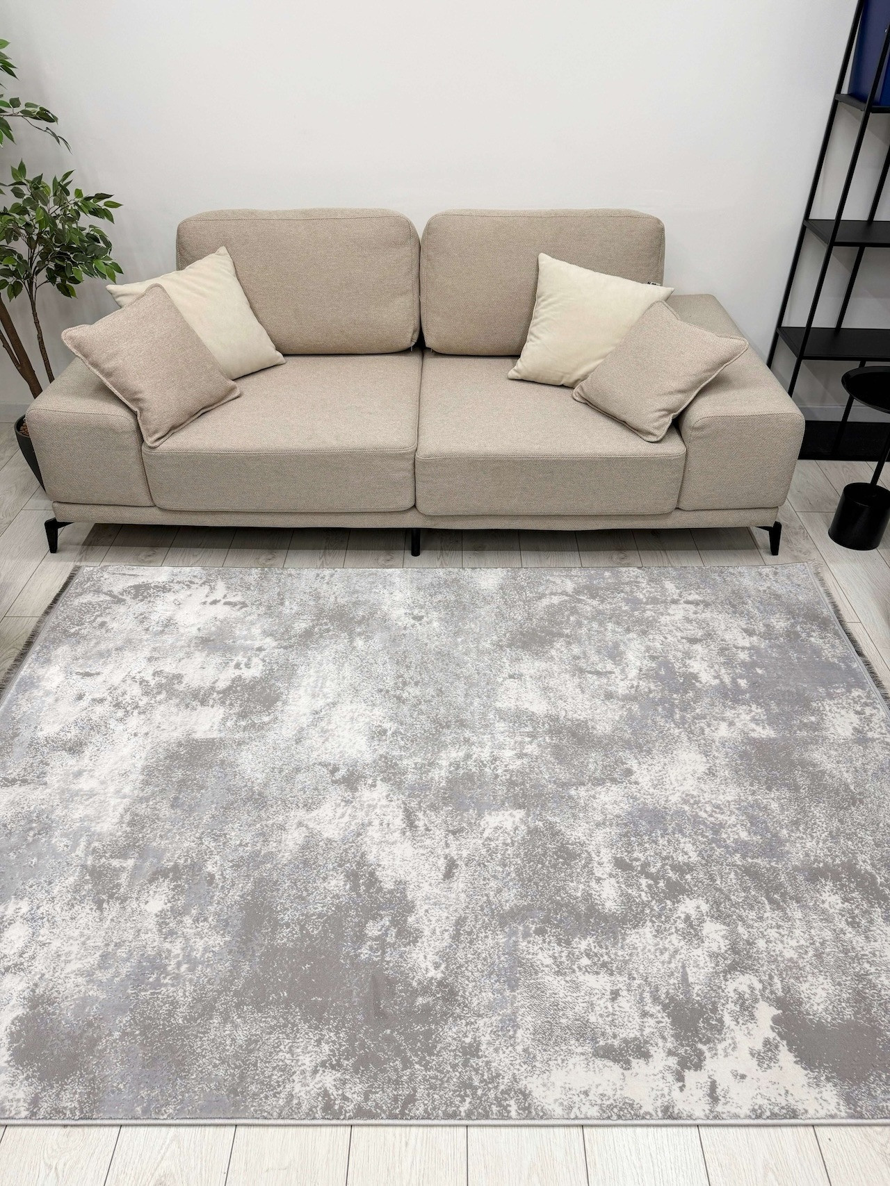 Ковер Radjab Carpet Лайла Прямоугольник UK97C (2x4, Light Gray) — фото 6