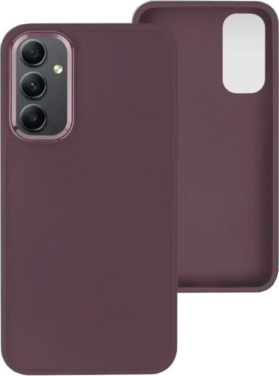 Чехол-накладка Bingo Metal для Samsung S25 (бордовый) — фото 1