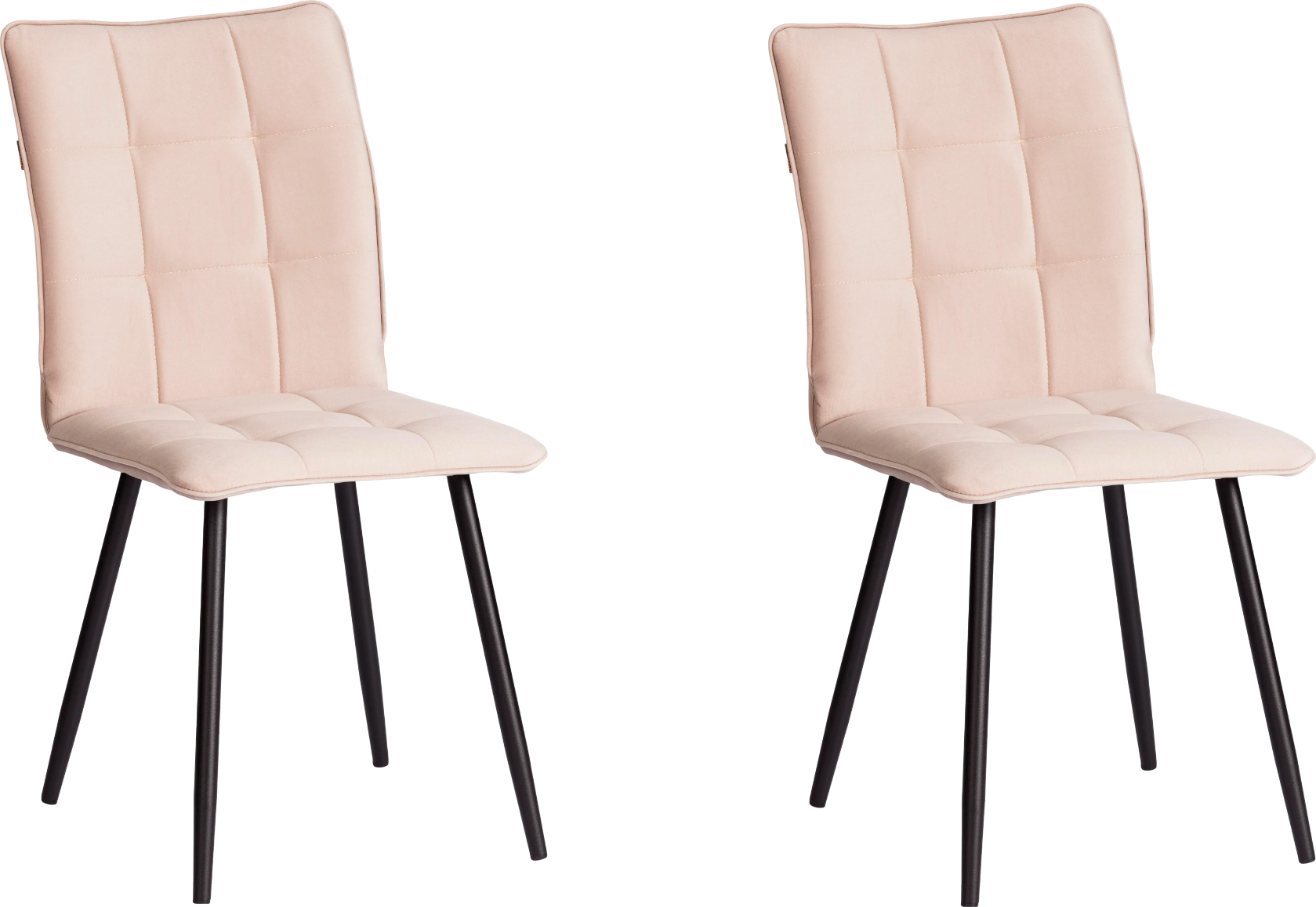 Набор стульев Tetchair Bari LT (2 шт, бежевый/черный)
