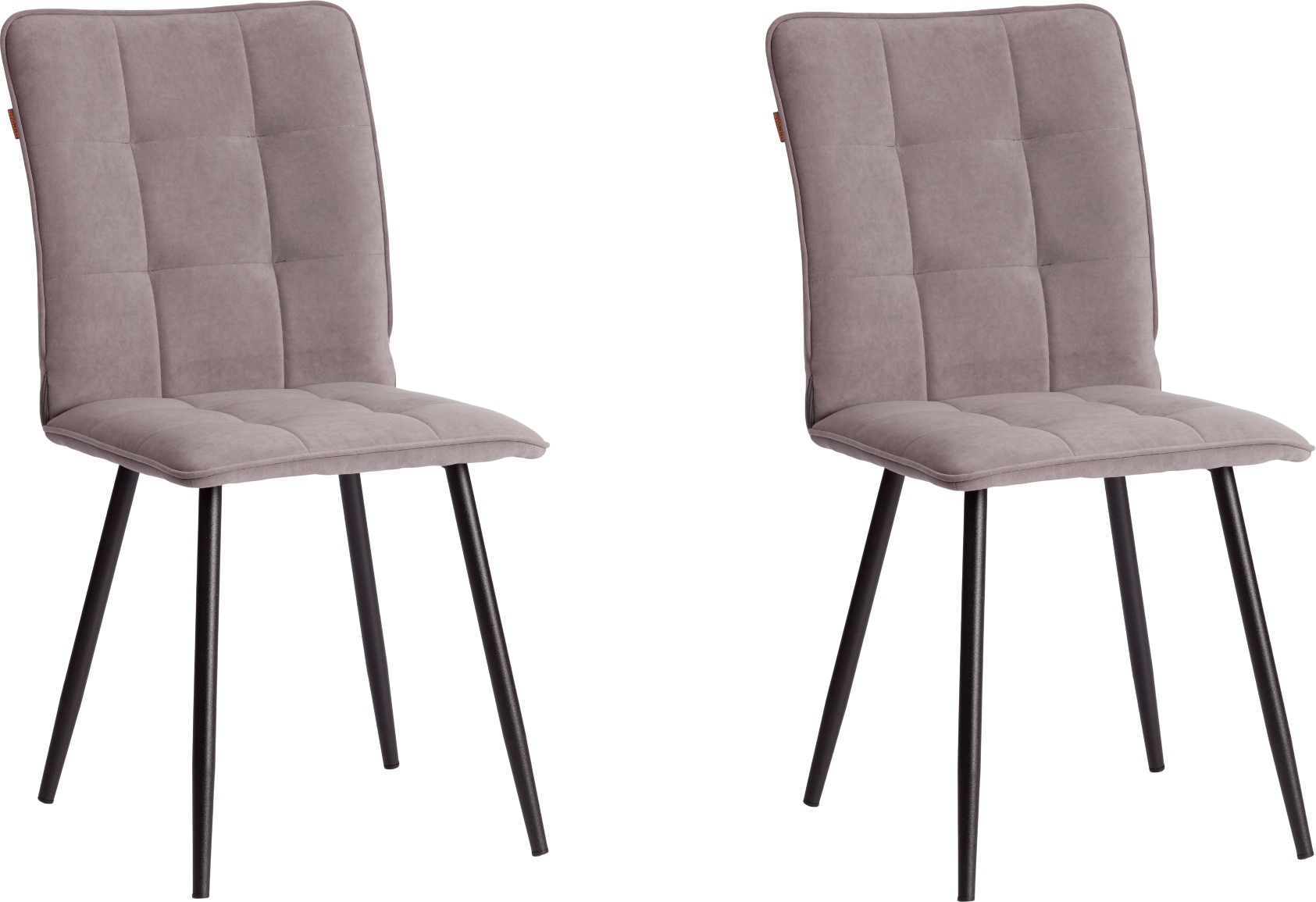 Набор стульев Tetchair Bari LT (2 шт, серый/черный)