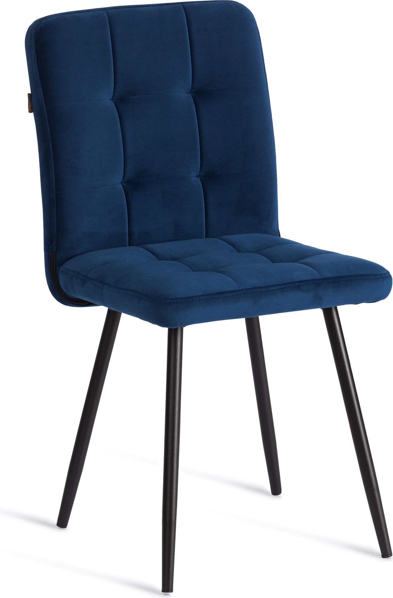 Набор стульев Tetchair Medeo (велюр, синий, 2 шт) — фото 2