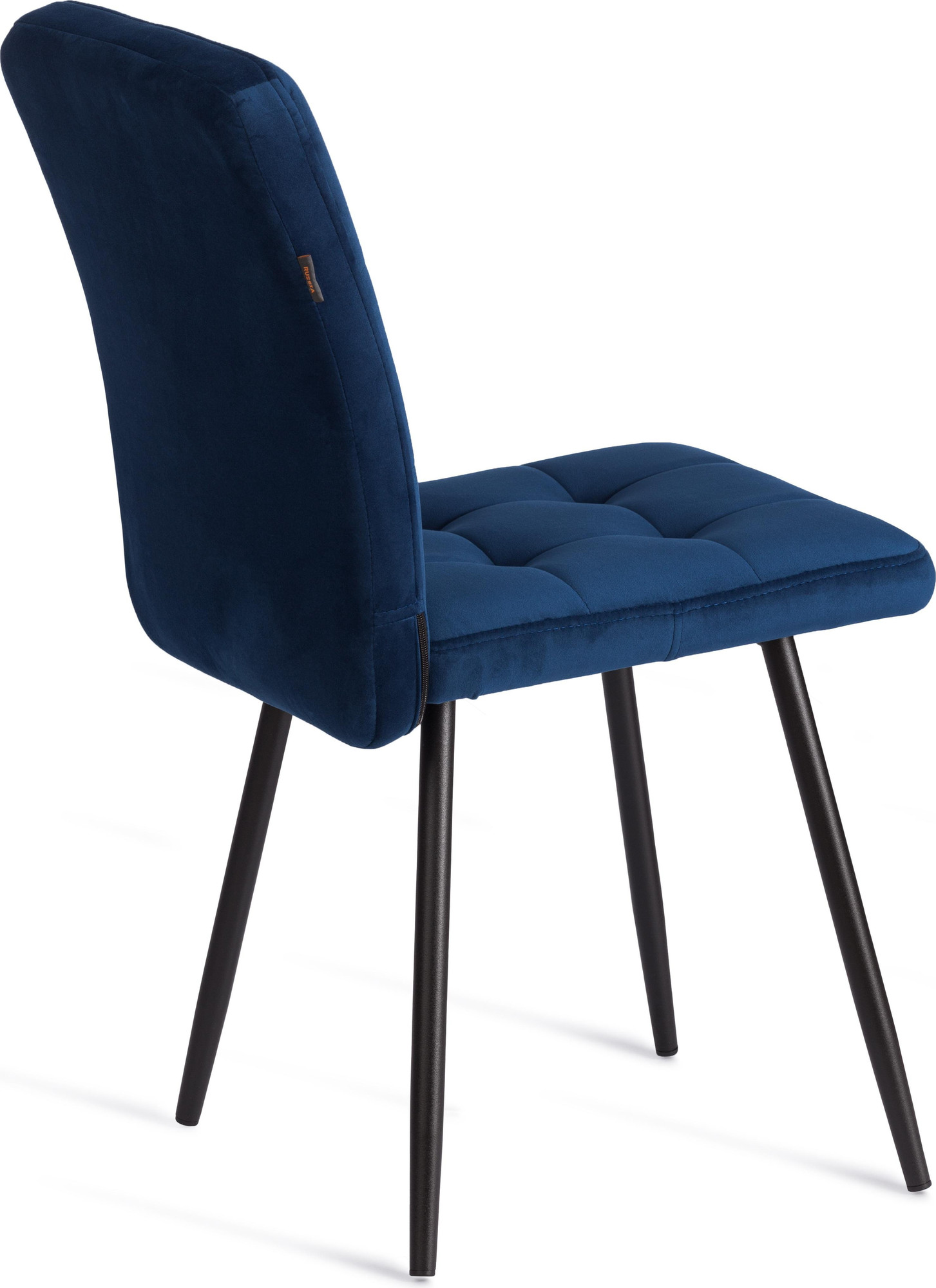 Набор стульев Tetchair Medeo (велюр, синий, 2 шт) — фото 5