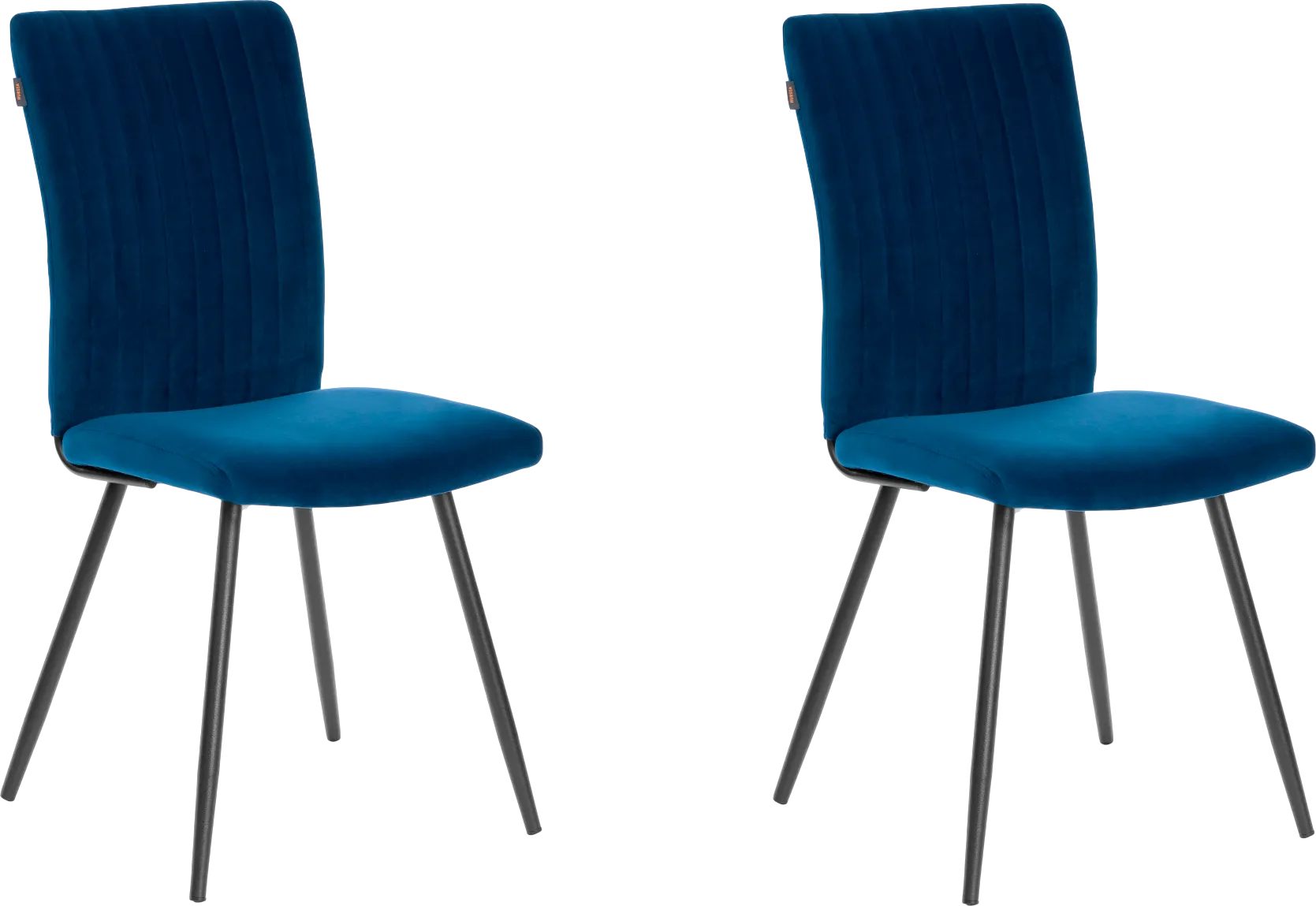 Набор стульев Tetchair Monte Carlo Trend (велюр, синий, 2 шт)