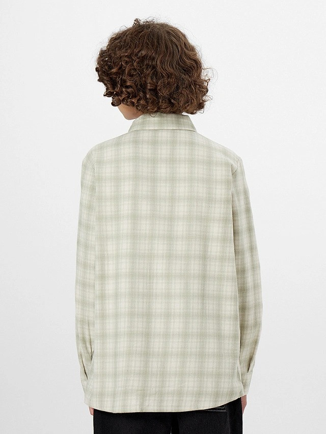 Рубашка детская Mark Formelle 123467 (р.140-68, клетка на молоке) — фото 2