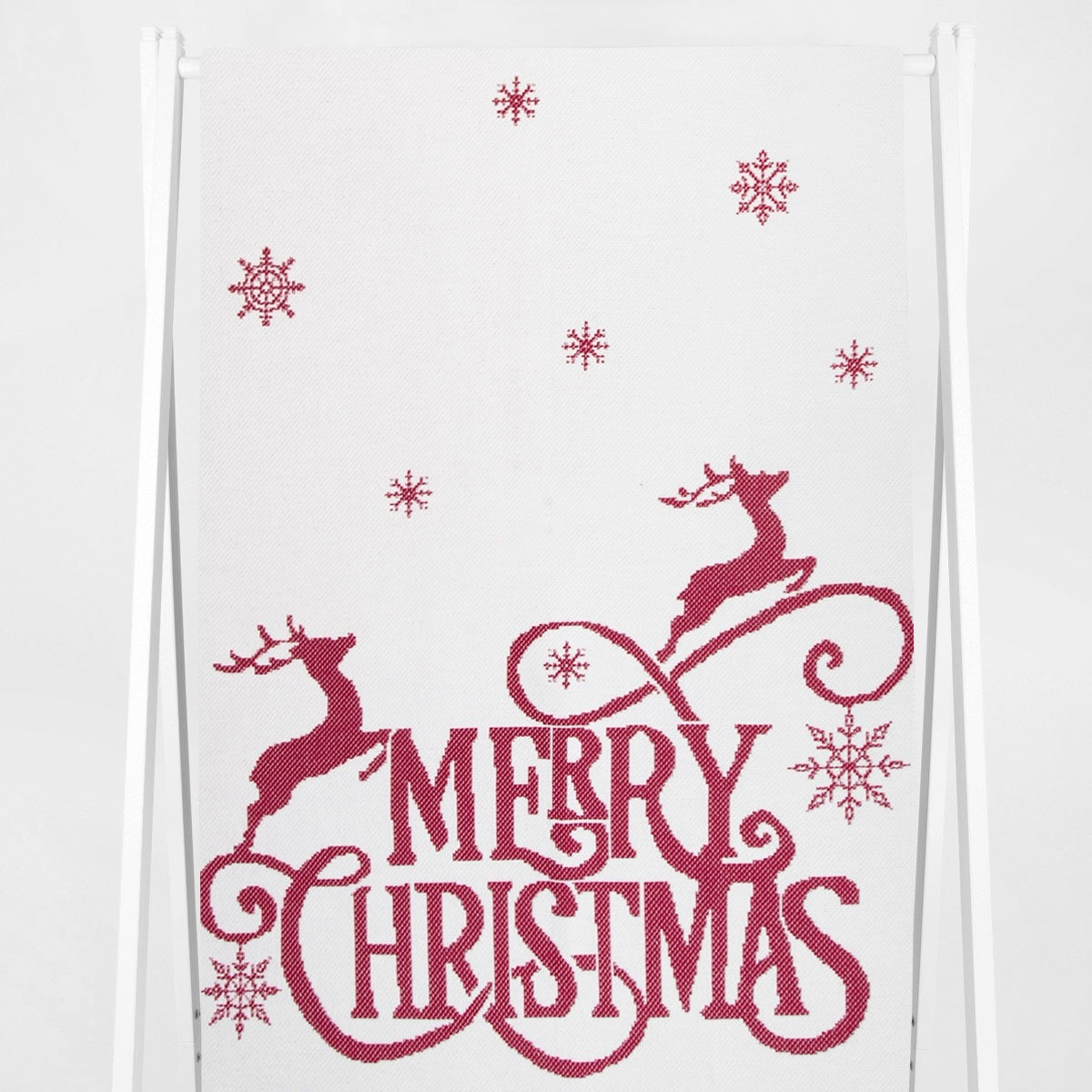 Полотенце Речицкий текстиль Merry Christmas 50x140 / 9с23.111ж1 (бордовый) — фото 3