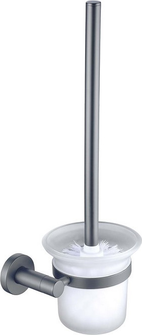 Ершик для унитаза Aquatek Вега AQ4010BGM (оружейная сталь)
