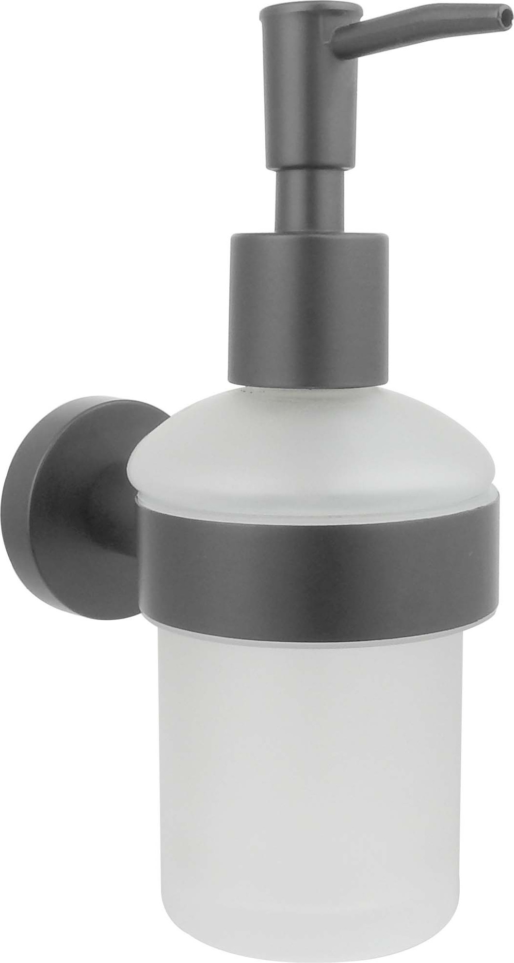 Дозатор для жидкого мыла Aquatek Вега AQ4005BGM (оружейная сталь)