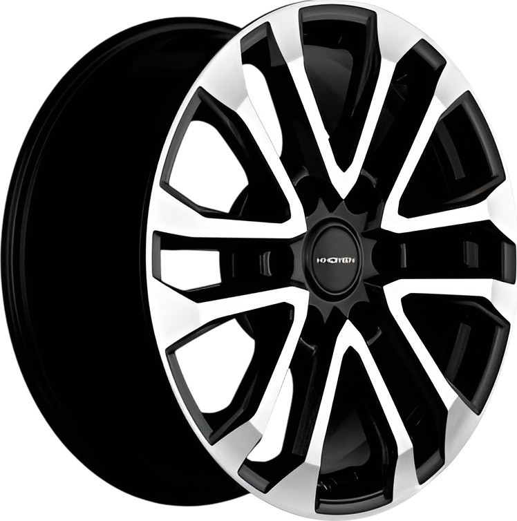 Литой диск Khomen KHW1805 JAC T6 Pickup 18x7.5" 6x139.7мм DIA 106.1мм ET 30мм (Black FP)