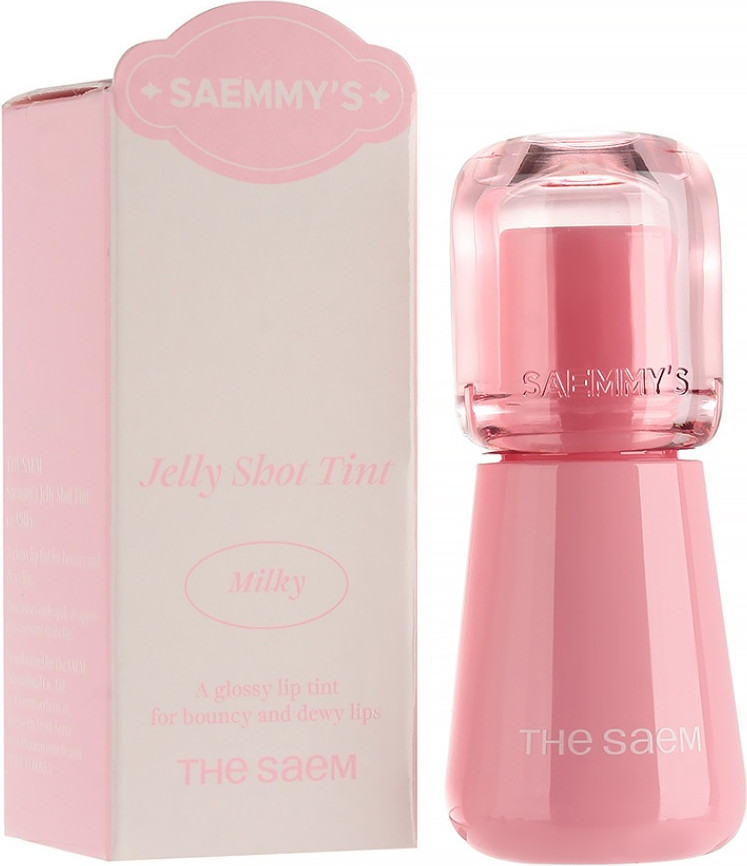 Тинт для губ The Saem Saemmy's Jelly Shot Tint 01 Milky — фото 2