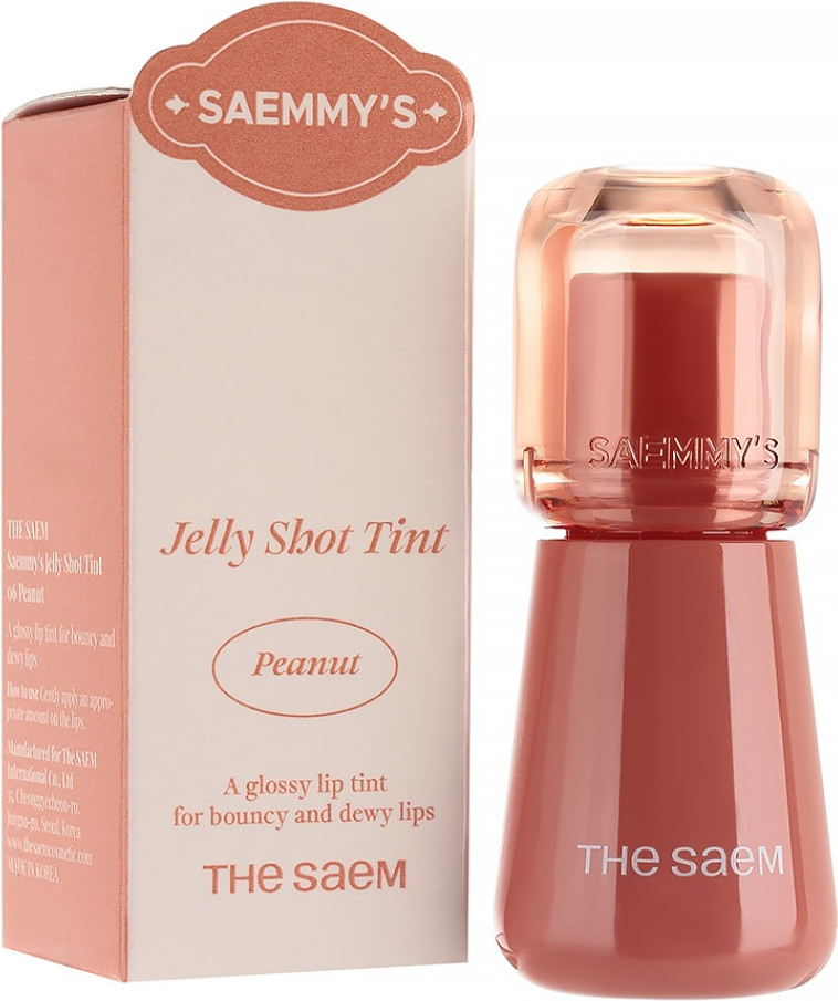 Тинт для губ The Saem Saemmy's Jelly Shot Tint 06 Peanut — фото 2