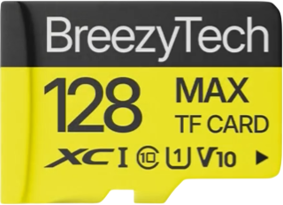 Карта памяти BreezyTech Max MicroSD 128GB Class 10 (без адаптера)