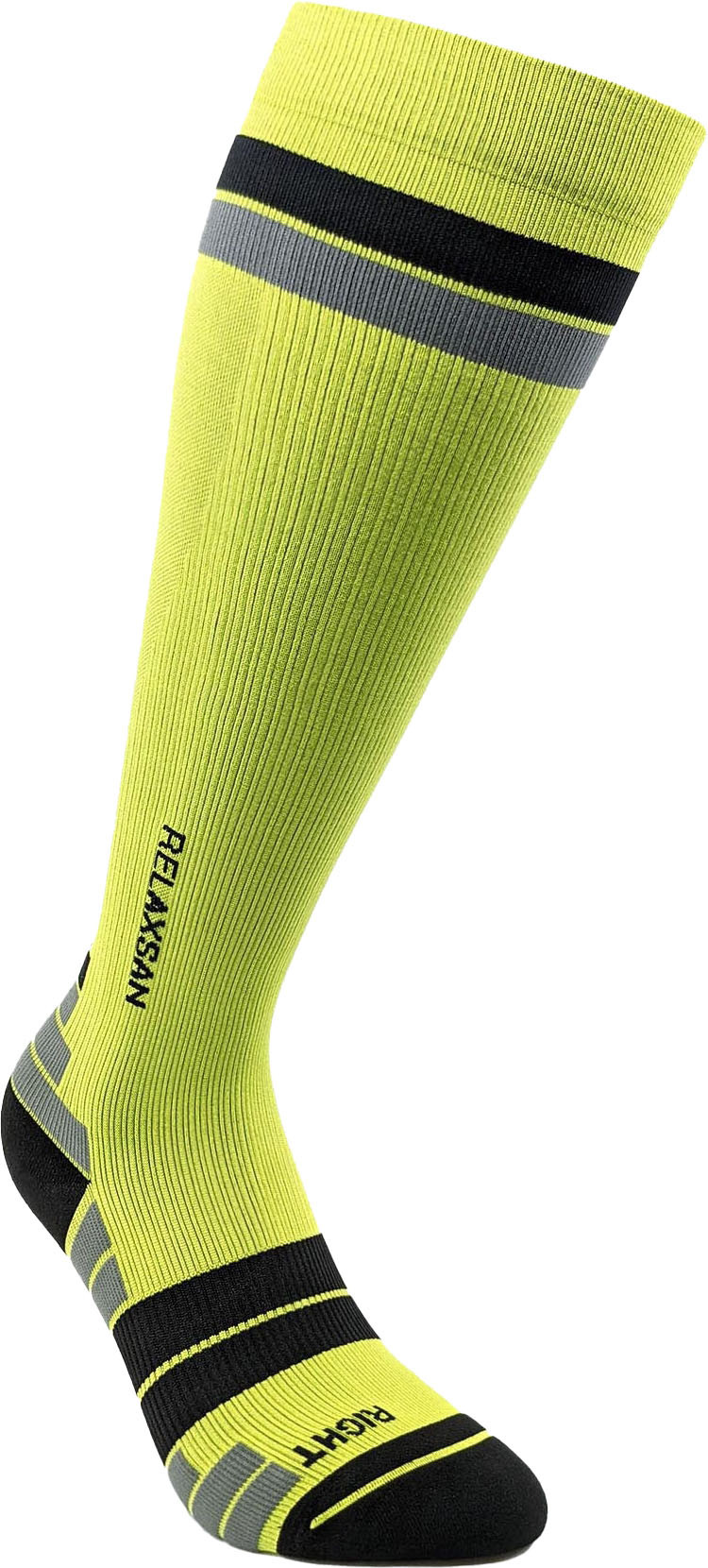 Гольфы компрессионные RelaxSan Sport 800 (18-22мм.рт.ст.,р.2L, желтый/черный)