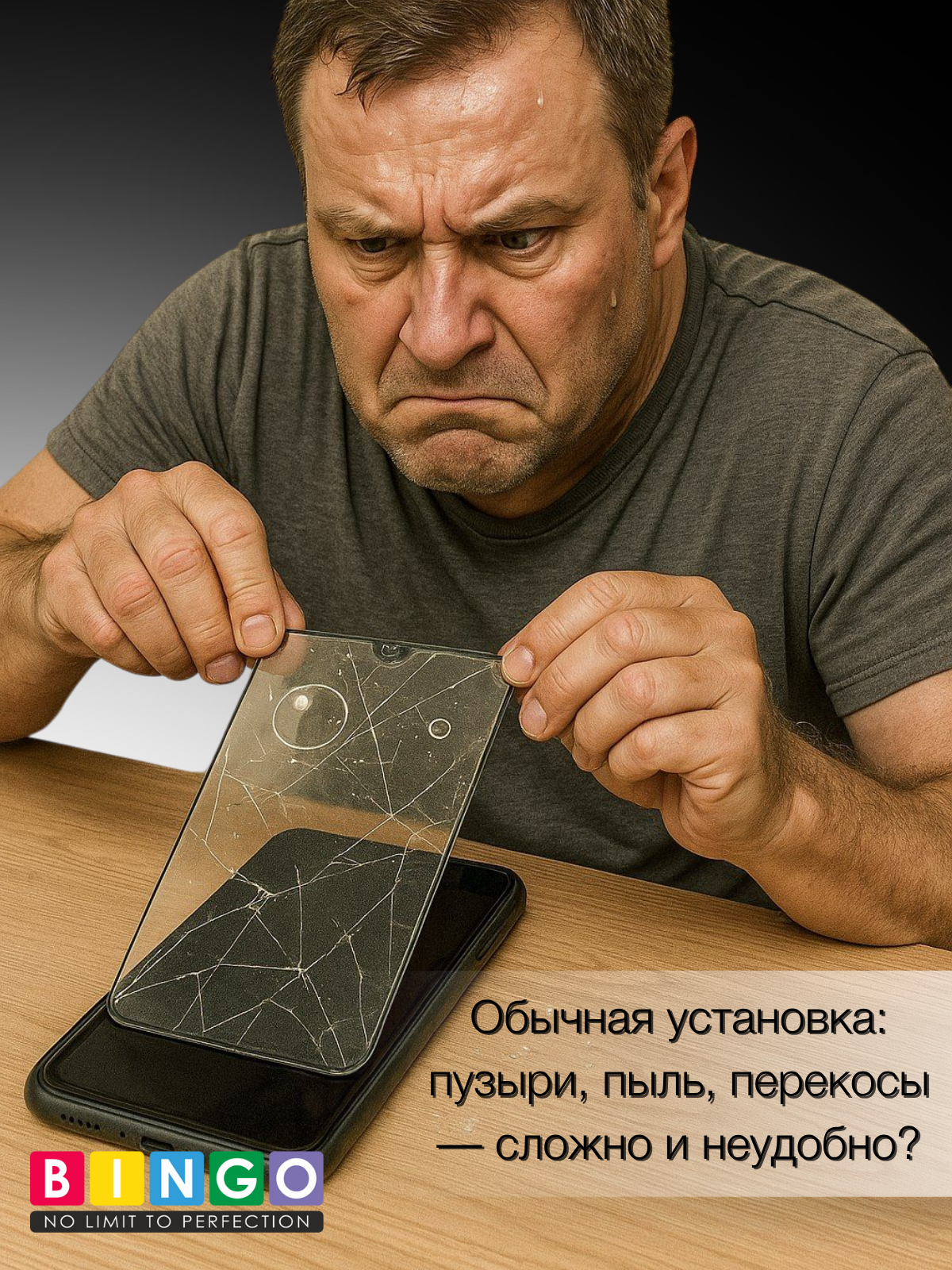 Защитное стекло для телефона Bingo Auto Clear для Apple iPhone 14 Pro/15/16 — фото 2