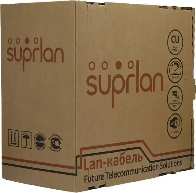 Кабель Suprlan Premium 01-1012-2 (305м, серый)