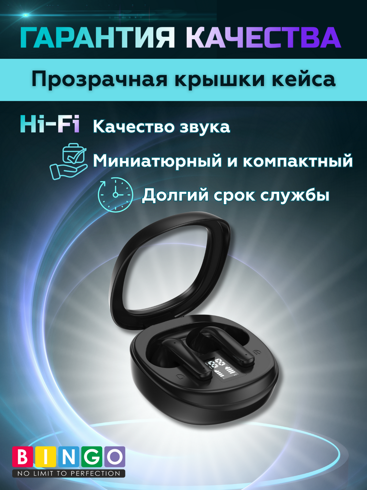 Беспроводные наушники Bingo VT-A05 (черный) — фото 2