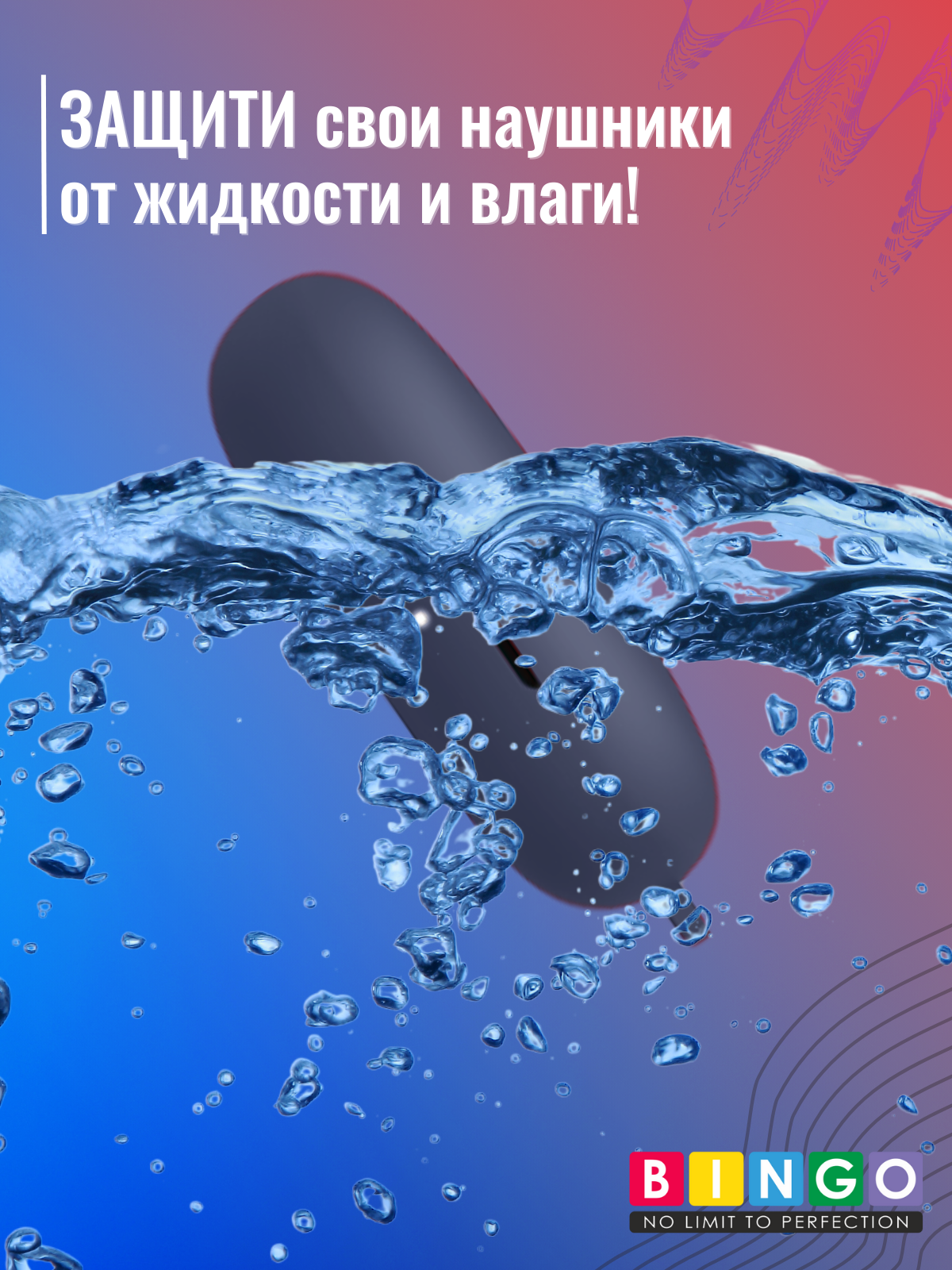 Чехол для наушников Bingo Silicone для Honor Choice Open-Ear/TiinLab Open-Ear TWS Earbuds (темно-синий) — фото 6