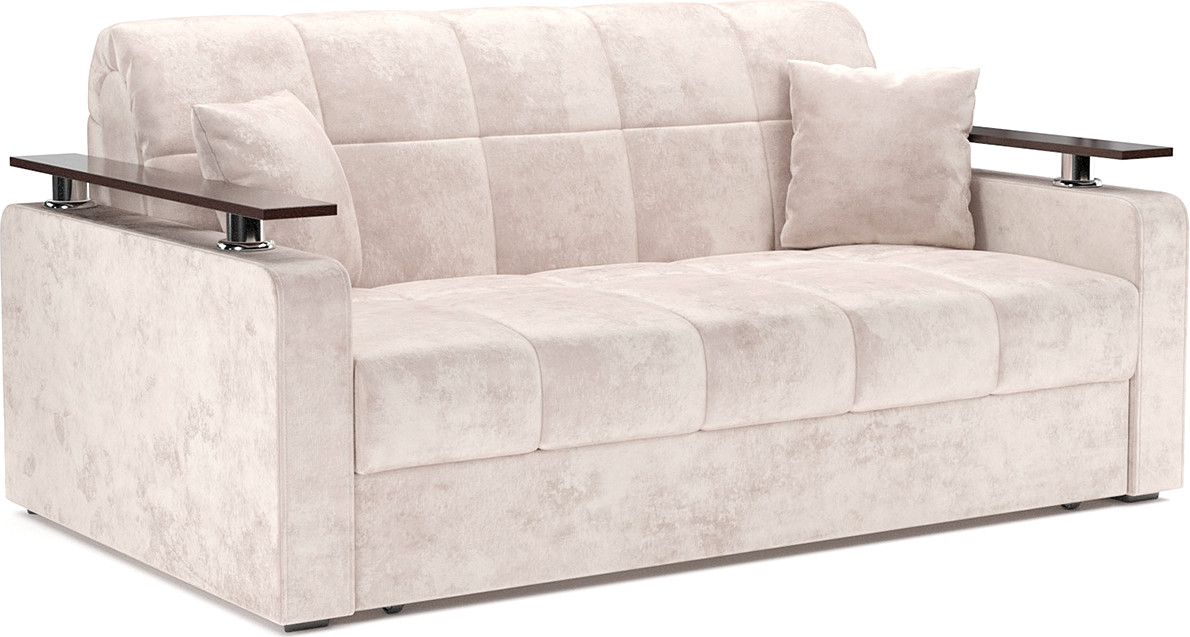 Диван Mebel-Ars Аккордеон Бакли ППУ 180x200 (велюр бежевый Plush OWV-33)