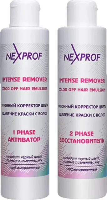 Эмульсия для удаления краски с волос Nexxt Professional Корректор цвета (2 фазы) (2x200мл)