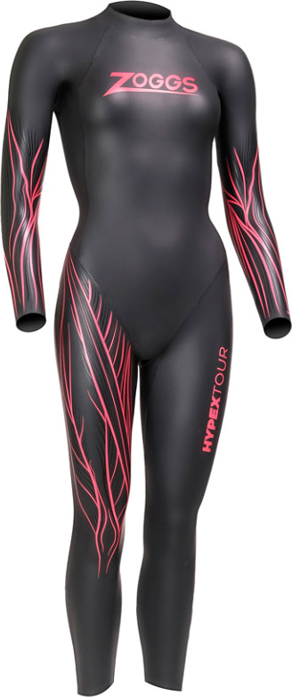 Гидрокостюм для плавания ZoggS Hypex Tour Fs Woman 464099 BKRD (S, черный/красный)