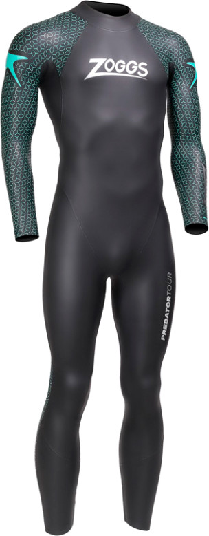 Гидрокостюм для плавания ZoggS Predator Tour Fs Man / 464092 (XL, черный/голубой)