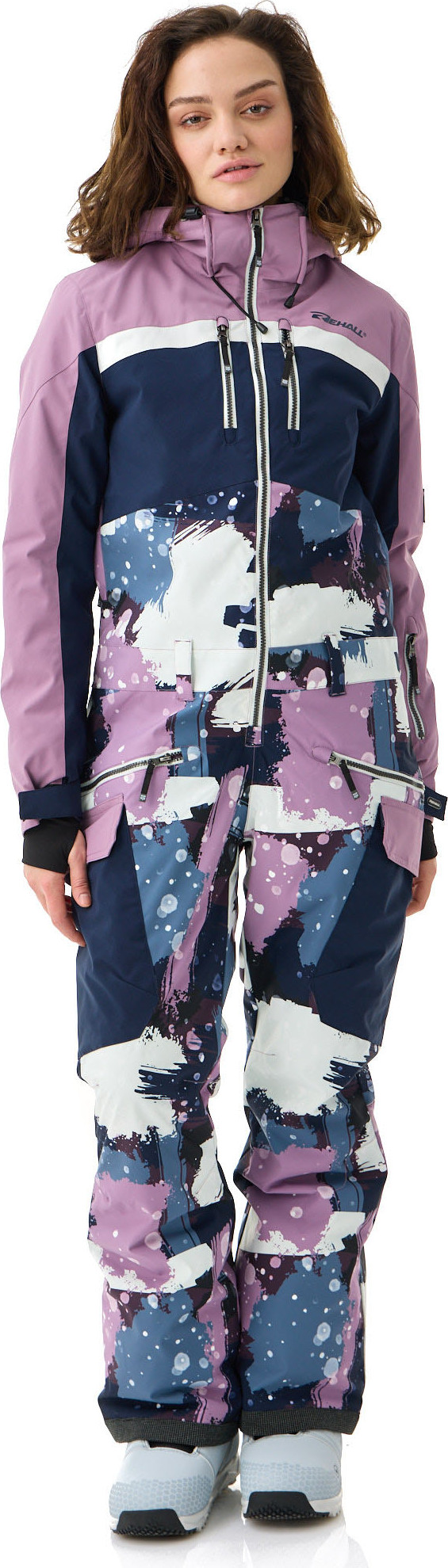 Комбинезон лыжный Rehall Livia-R Camo Abstract Lavender / 60497_5022 (XL) — фото 5