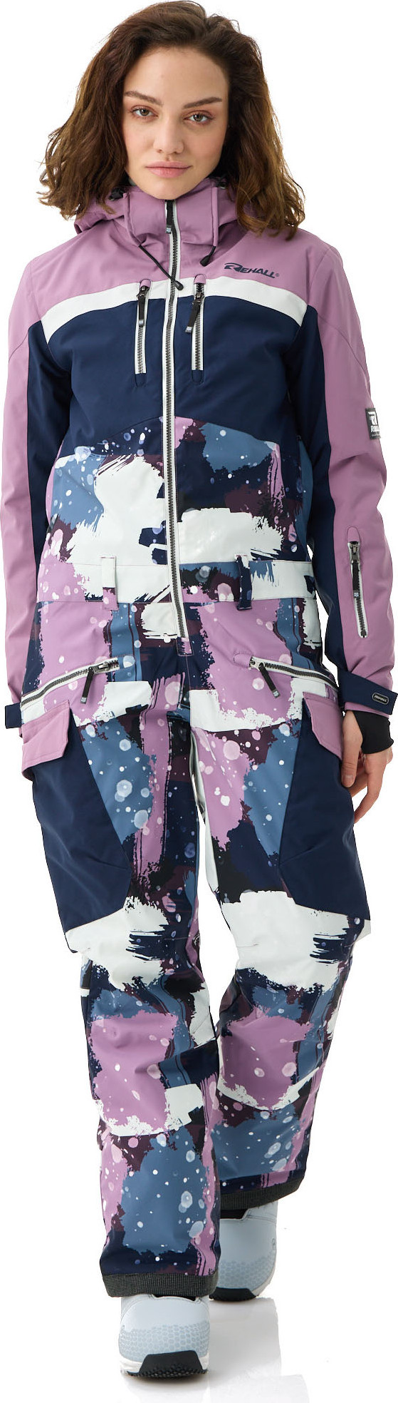 Комбинезон лыжный Rehall Livia-R Camo Abstract Lavender / 60497_5022 (XL) — фото 6