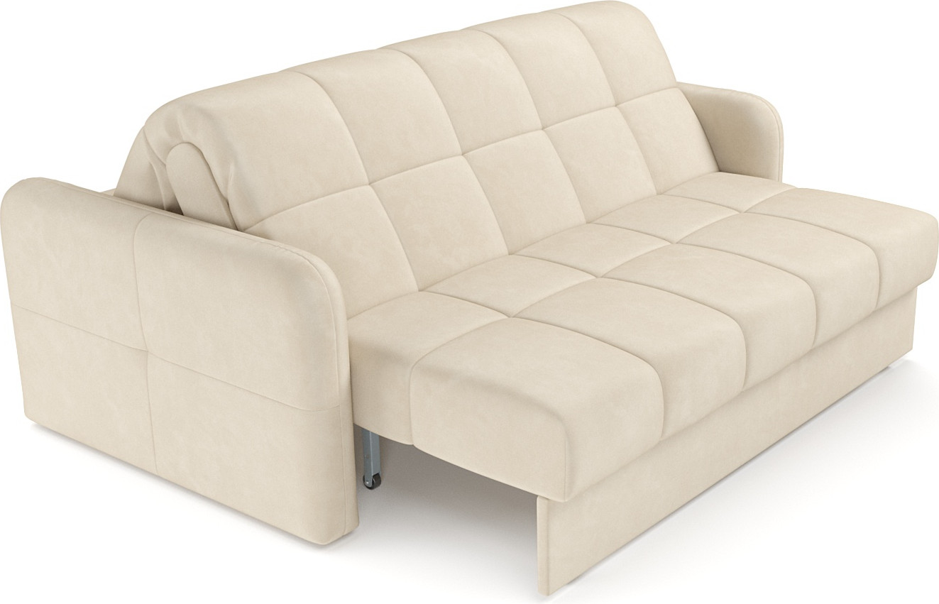 Диван Mebel-Ars Аккордеон Свег ППУ 180x200 (бархат бежевый Star Velvet 6 Light Beige) — фото 6
