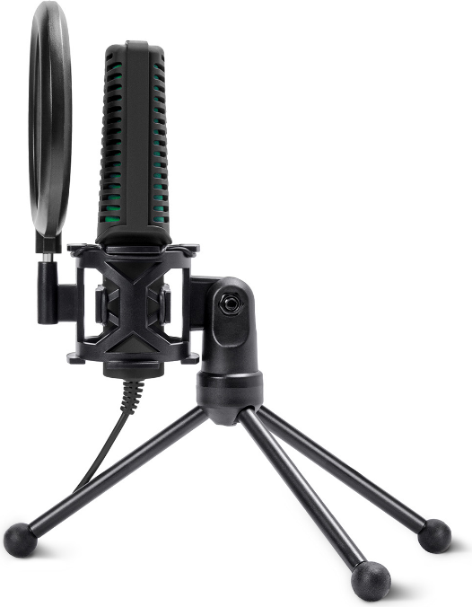 Микрофон Ritmix RDM-126 Pro (черный/зеленый) — фото 2