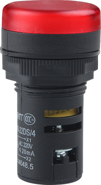 Лампа сигнальная Chint ND16-22DS/4C / 828165 (красный)