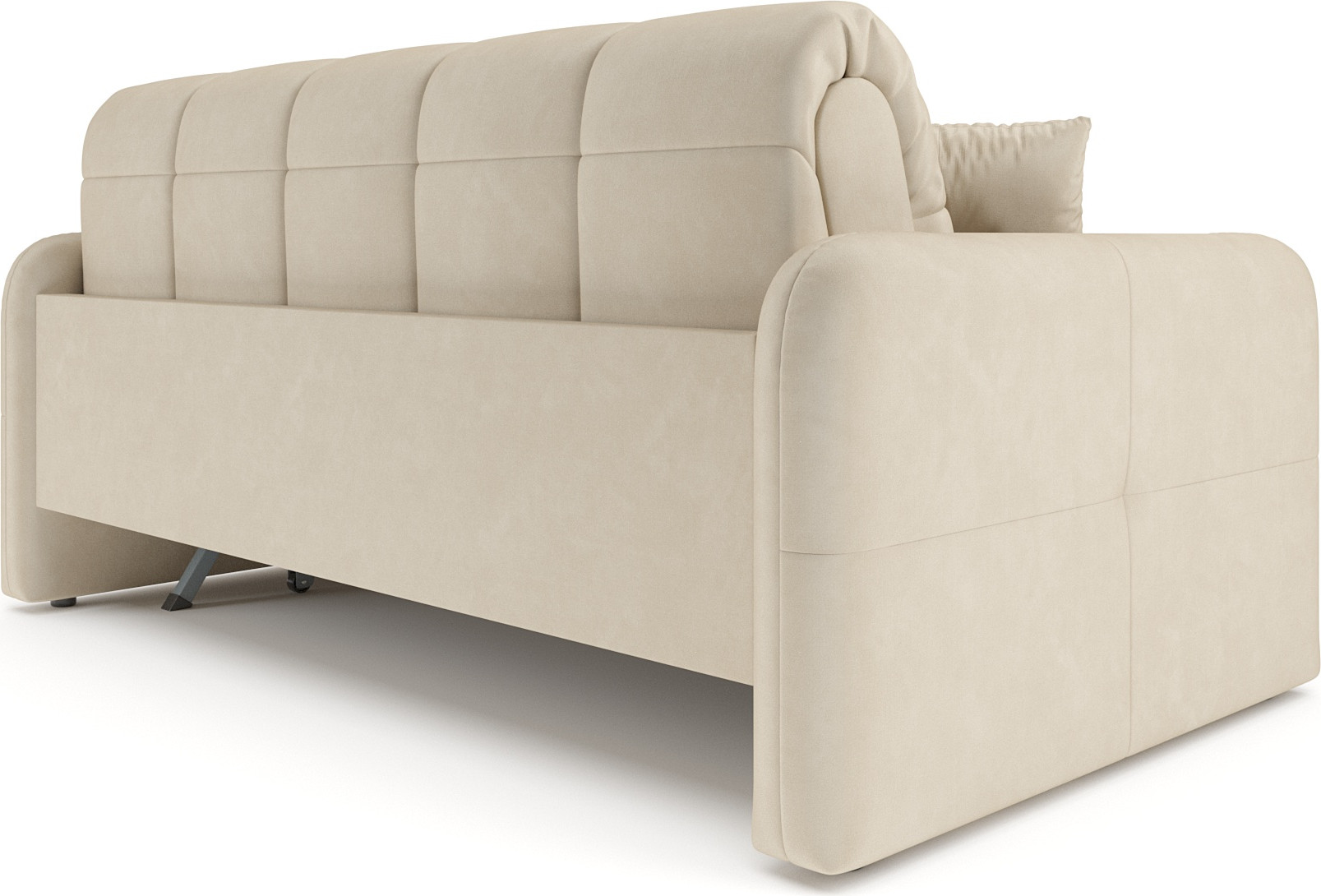 Диван Mebel-Ars Аккордеон Свег ППУ 140x200 (бархат бежевый Star Velvet 6 Light Beige) — фото 5