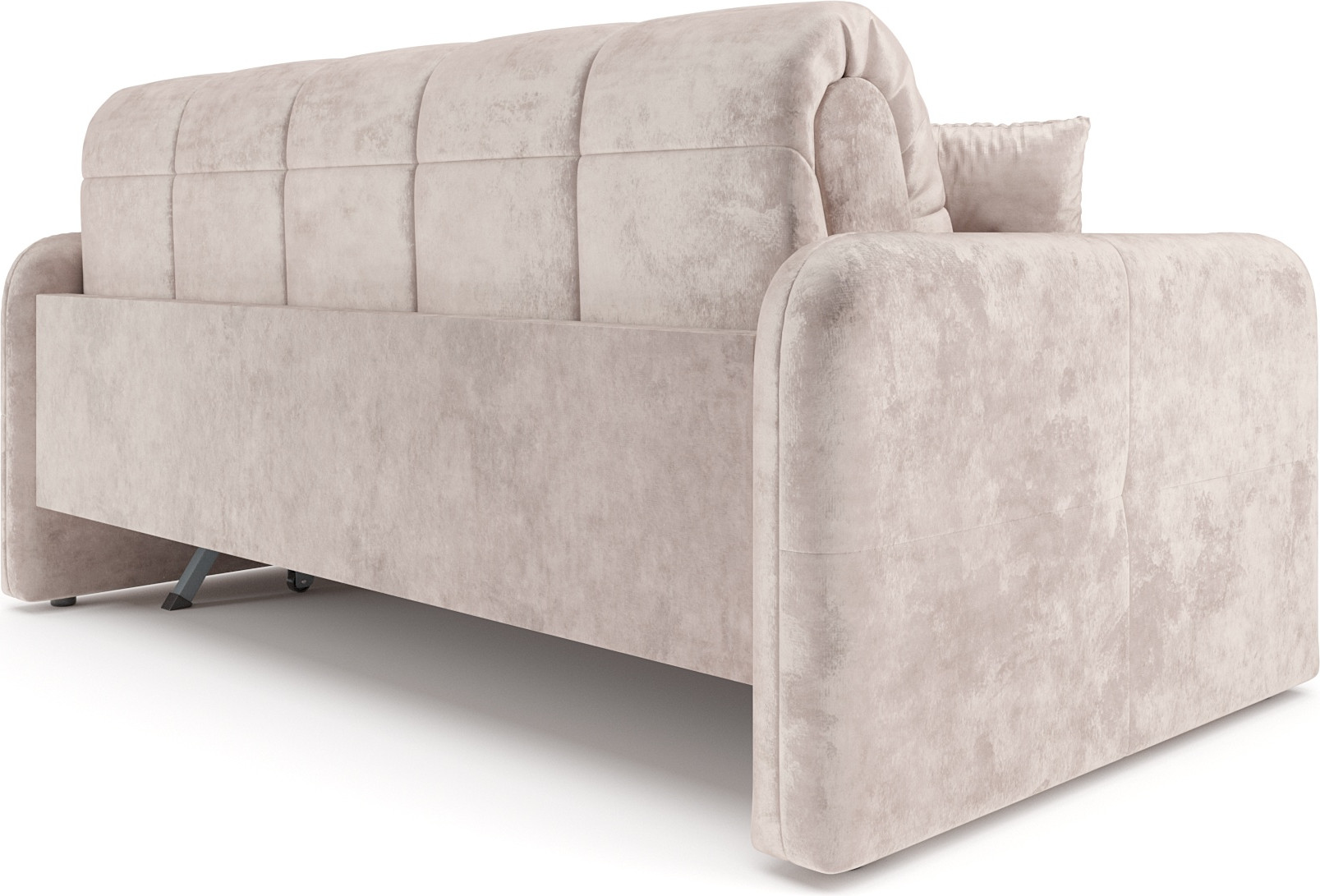 Диван Mebel-Ars Аккордеон Свег ППУ 140x200 (велюр бежевый Plush OWV-33) — фото 5