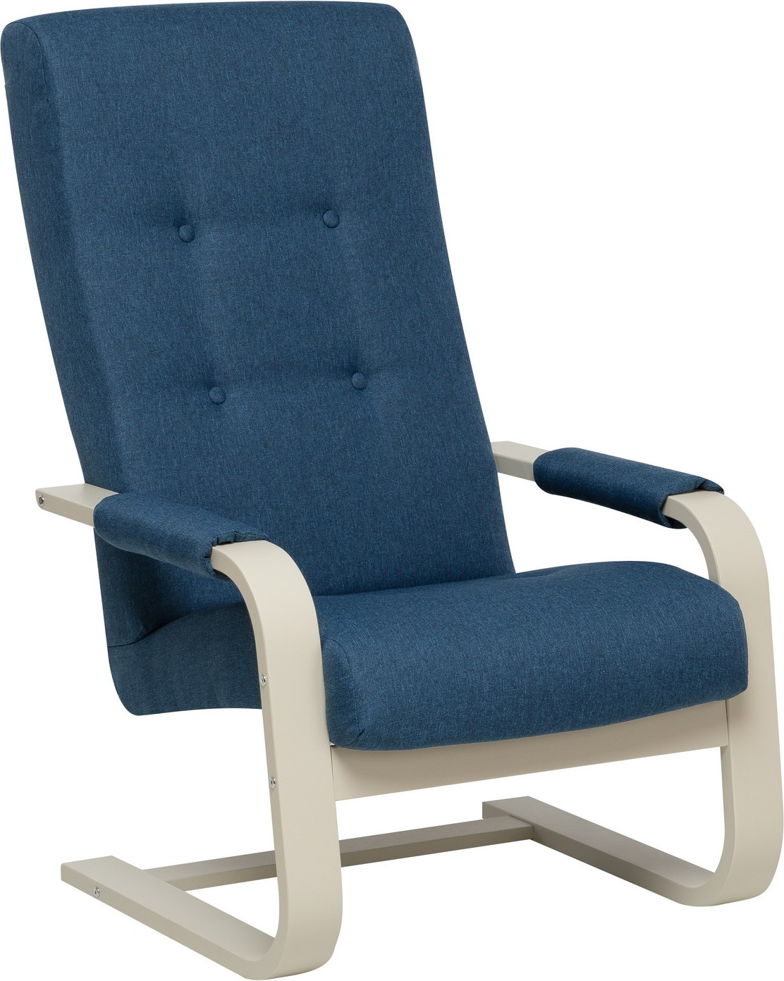 Кресло мягкое Импэкс Leset Рей (слоновая кость/Savana Plus Denim синий)