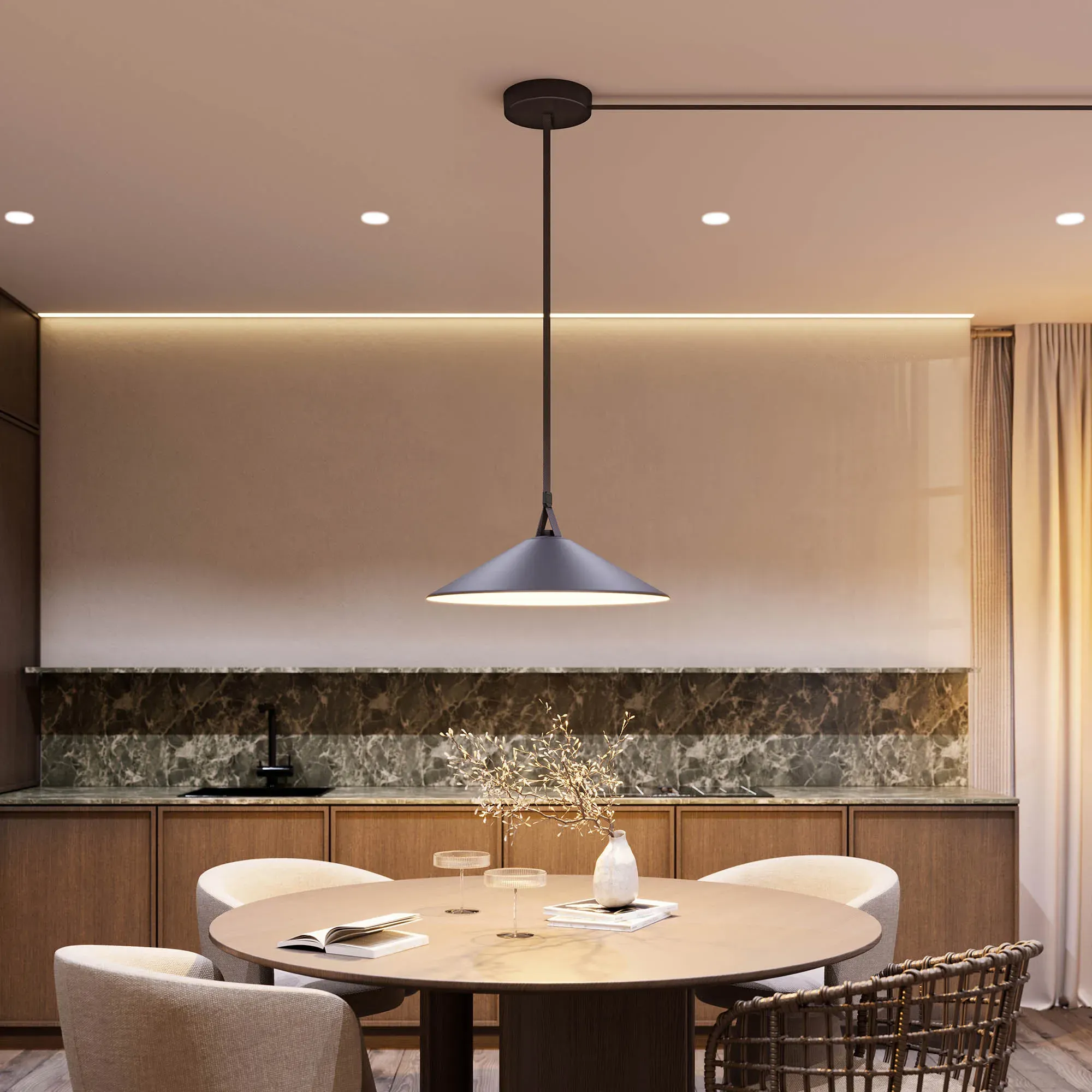 Трековый светильник Arlight ART-INBELT-WOK-R580-20W Day4000-MIX BK 110 deg / 051190 — фото 6