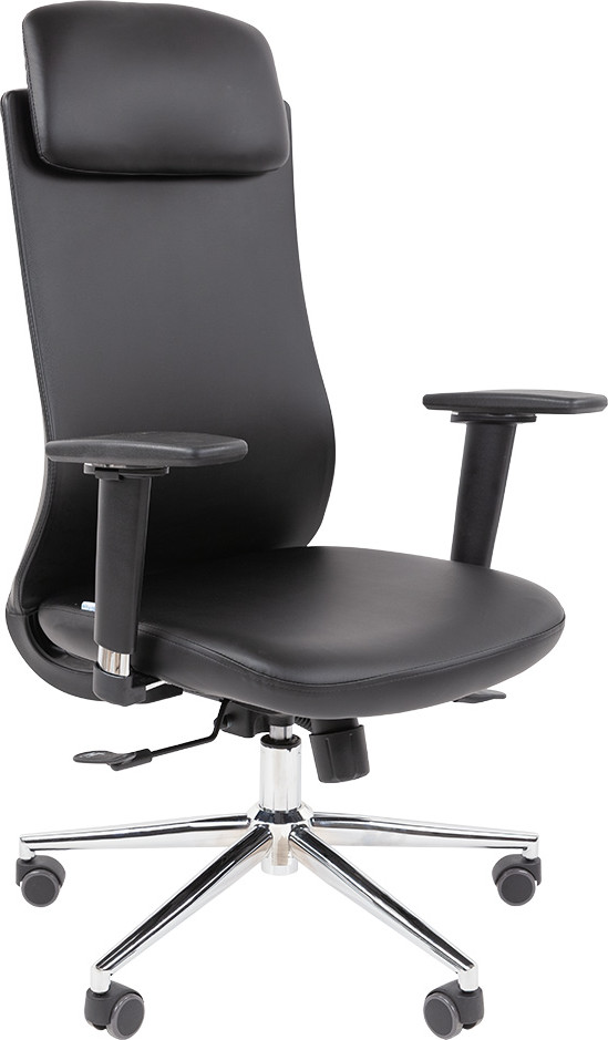 Кресло офисное Chairman 500LUX (экокожа черный)