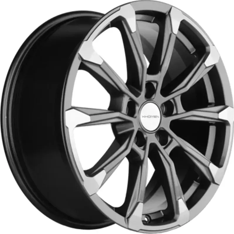 Литой диск Khomen KHW1808 Tugella/Jaguar XF 18x7.5" 5x108мм DIA 63.4мм ET 46мм (Gray FP)