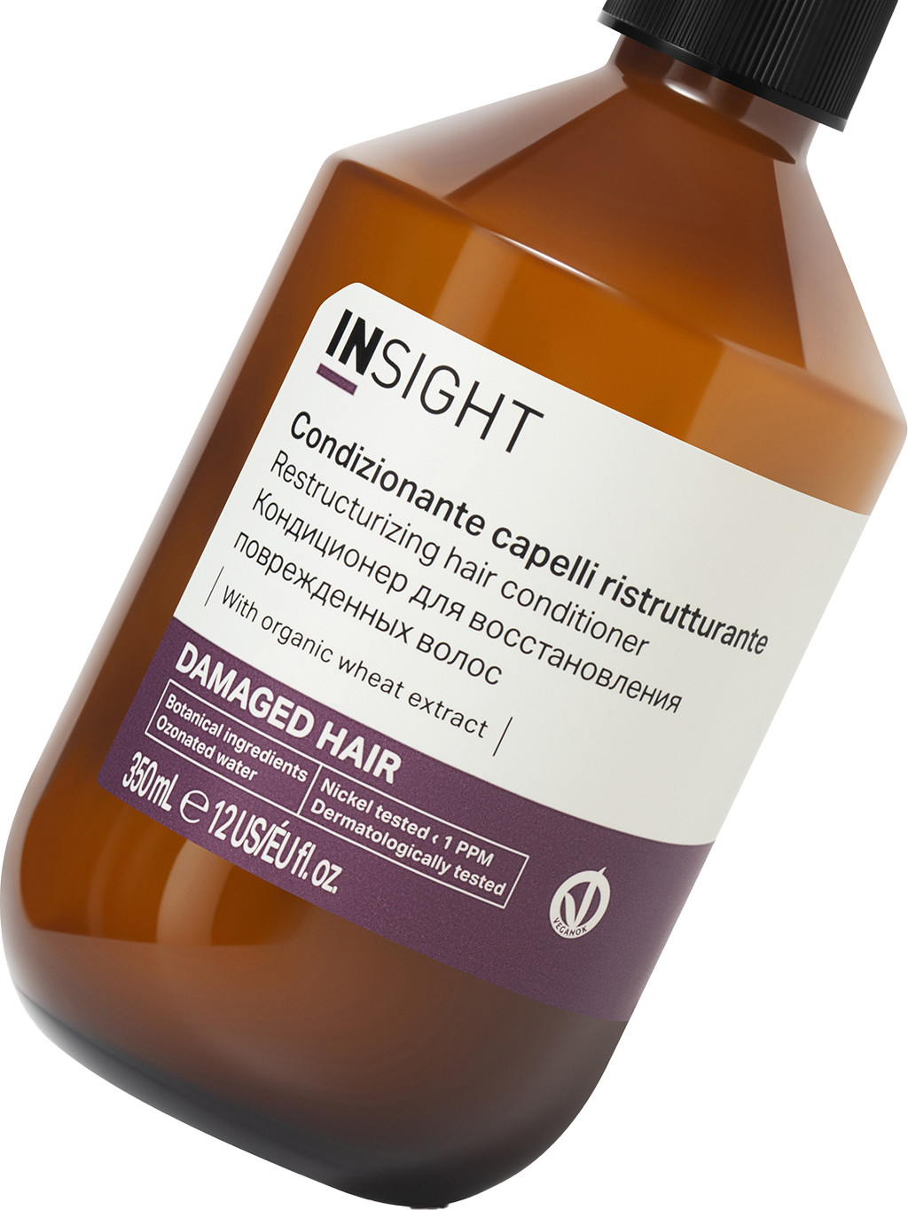 Кондиционер для волос Insight Damaged Hair Restructurizing Conditioner (350мл, стекло) — фото 3