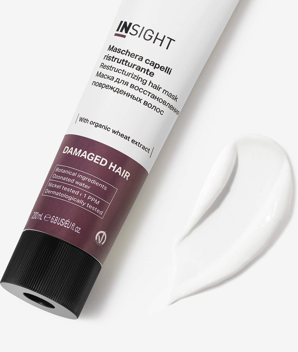 Маска для волос Insight Damaged Hair Restructurizing Mask (200мл) — фото 4