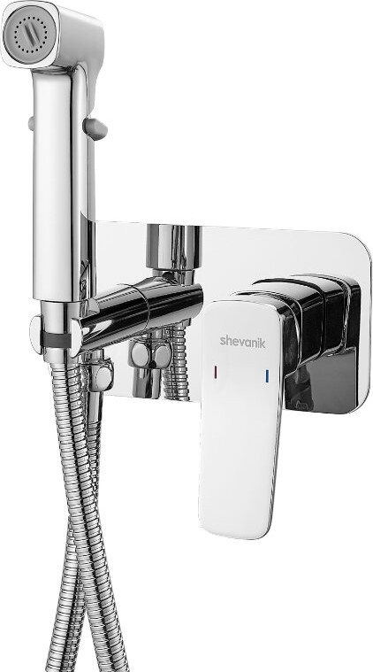 Гигиенический душ со смесителем Shevanik S9905 (хром)