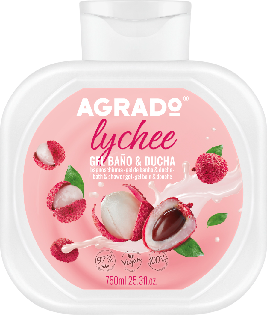 Гель для душа Agrado Bath & Shower Gel Lychee (750мл)