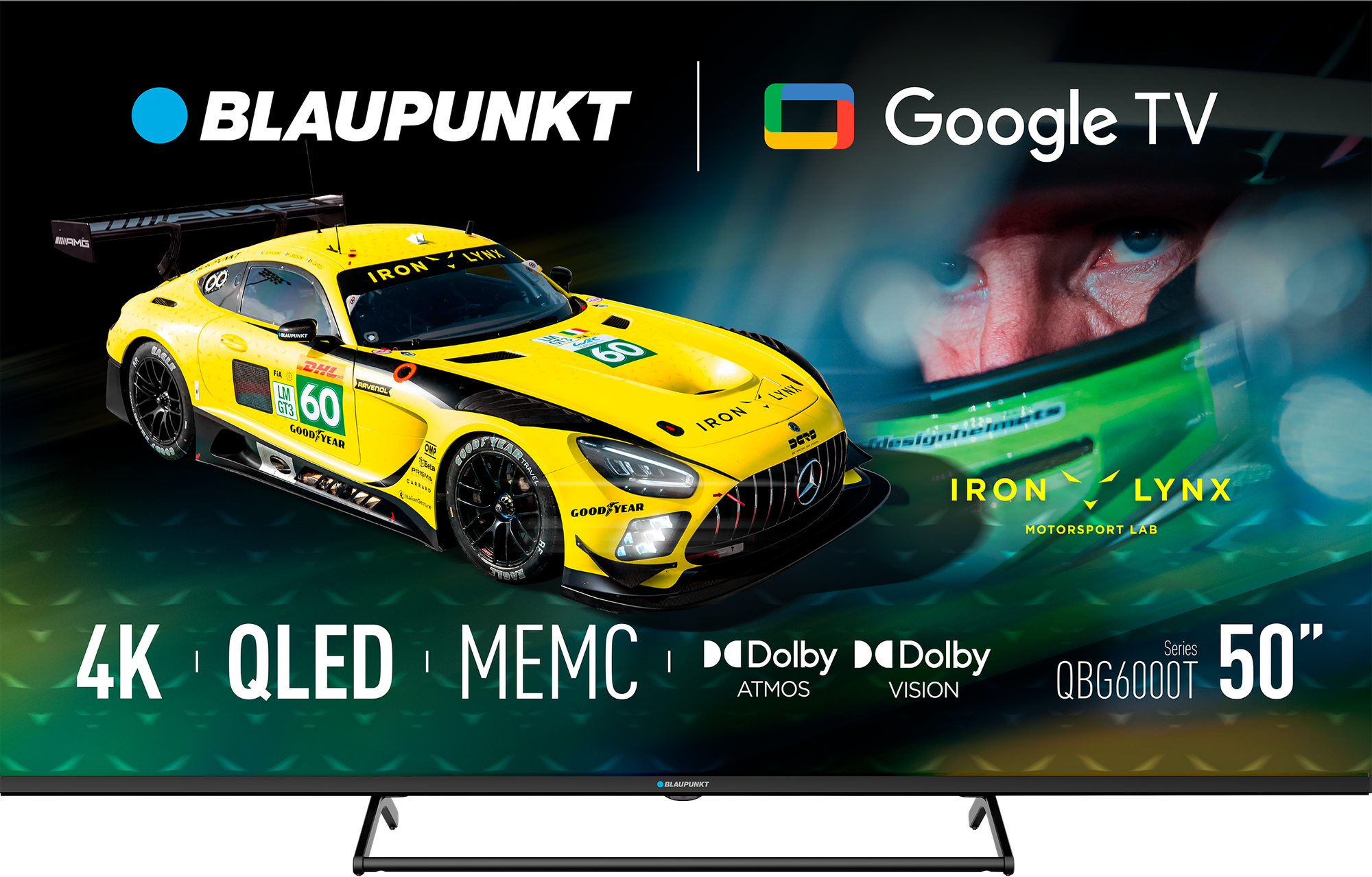 Телевизор Blaupunkt 50" 50QBG6000T — фото 2