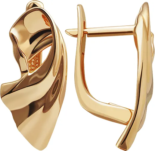 Серьги из красного золота Кристалл CK05500226773