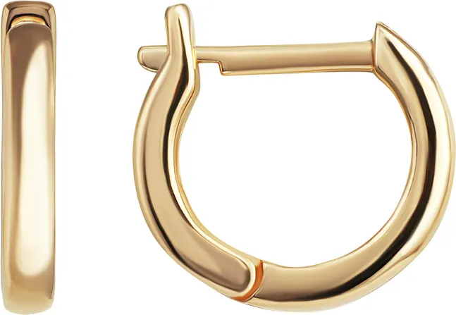 Серьги из красного золота Кристалл CN01100226773
