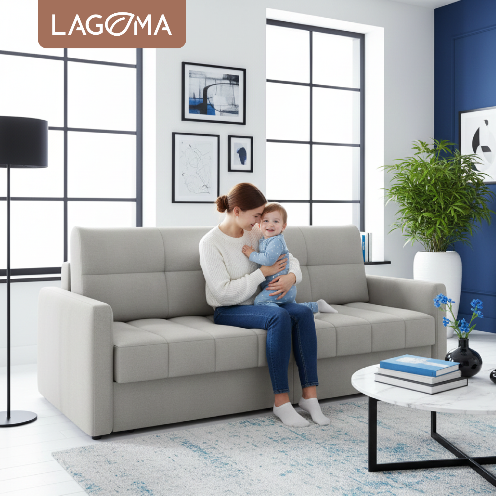 Диван LAGOMA Стил (Camel Steel) — фото 5