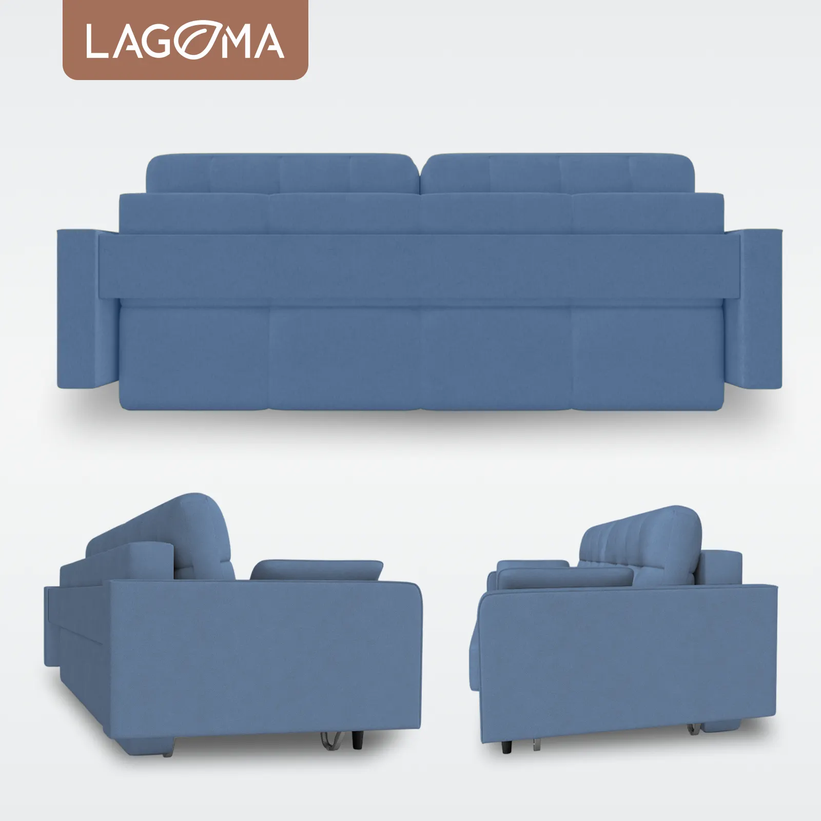 Диван LAGOMA Рен (Bravo Blue) — фото 6